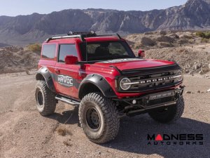 Ford Bronco Rock Sliders - 2 Door - Trailcrawler - Textured Black - Havoc 